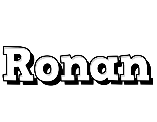 Ronan snowing logo