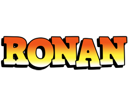 Ronan sunset logo