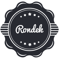 Rondek badge logo