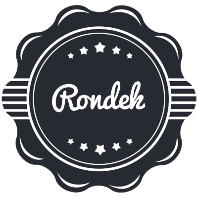 Rondek badge logo