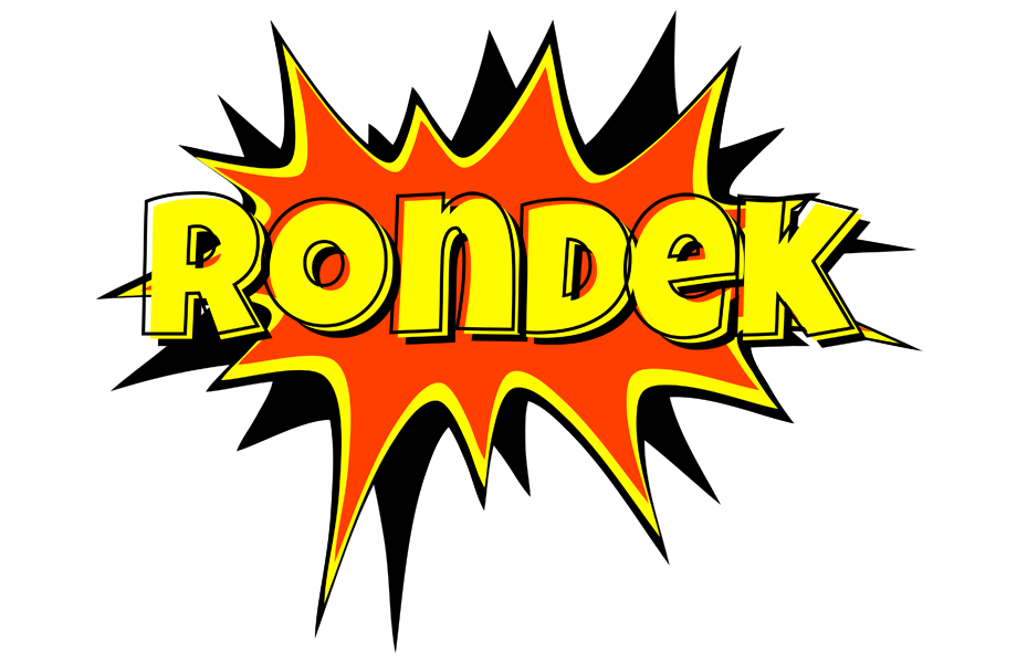 Rondek bazinga logo
