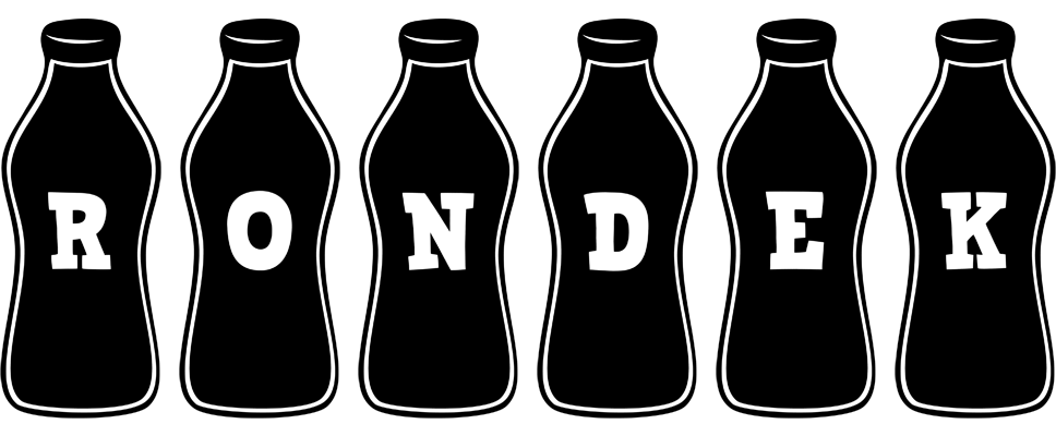 Rondek bottle logo