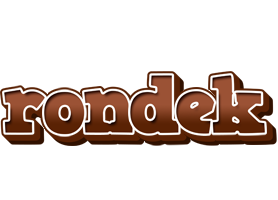 Rondek brownie logo