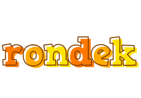 Rondek desert logo