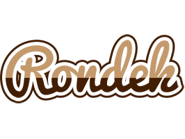 Rondek exclusive logo