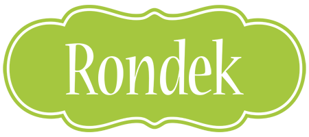 Rondek family logo