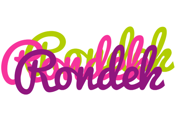 Rondek flowers logo