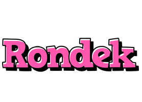 Rondek girlish logo