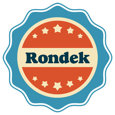 Rondek labels logo