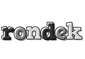 Rondek night logo