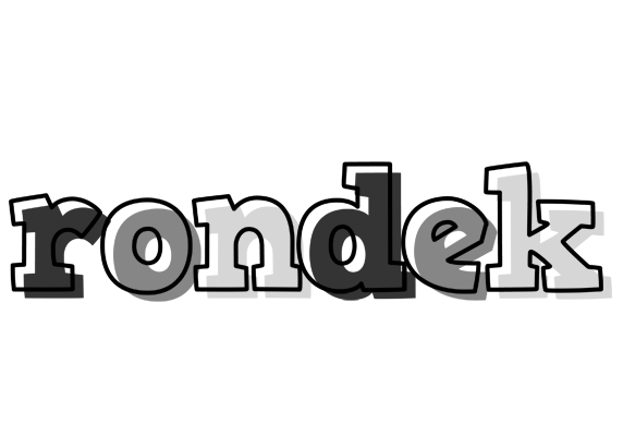 Rondek night logo
