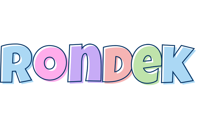 Rondek pastel logo
