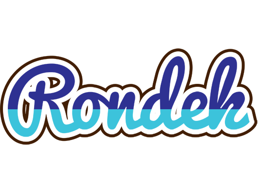 Rondek raining logo