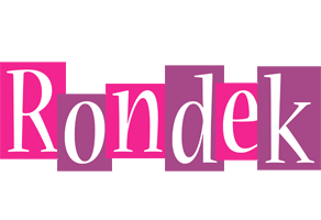 Rondek whine logo