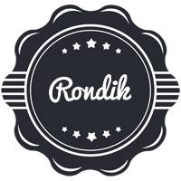 Rondik badge logo