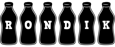 Rondik bottle logo