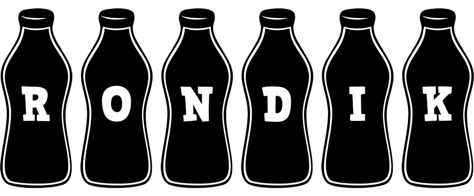 Rondik bottle logo