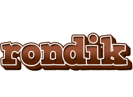 Rondik brownie logo