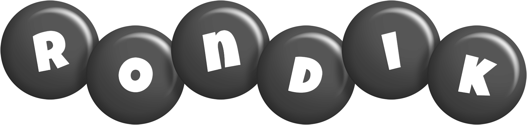 Rondik candy-black logo