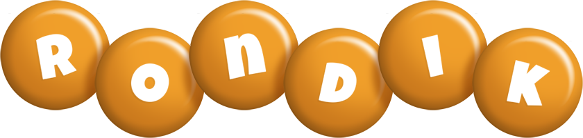 Rondik candy-orange logo