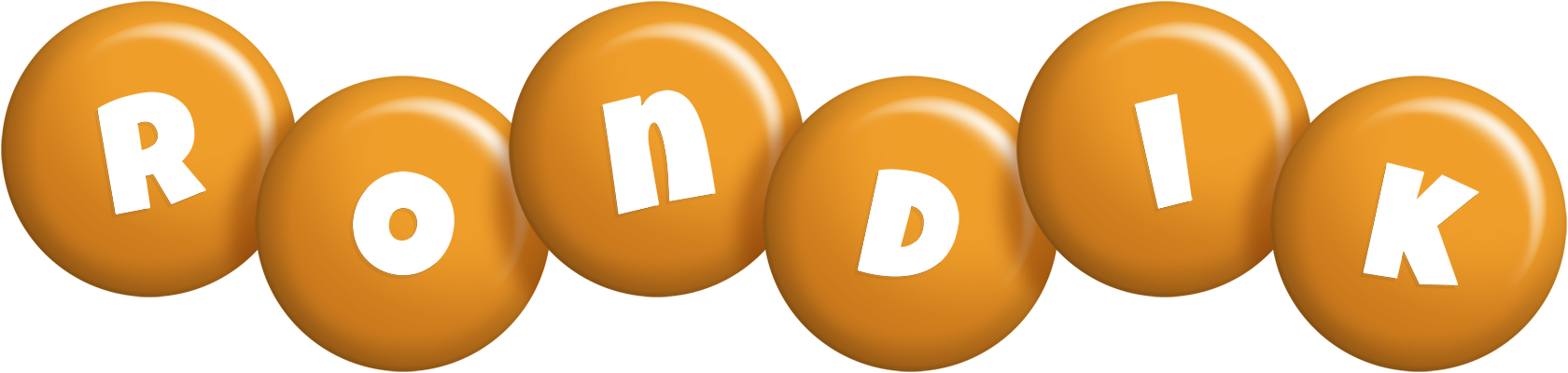 Rondik candy-orange logo
