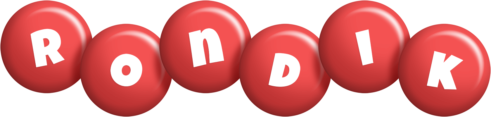 Rondik candy-red logo