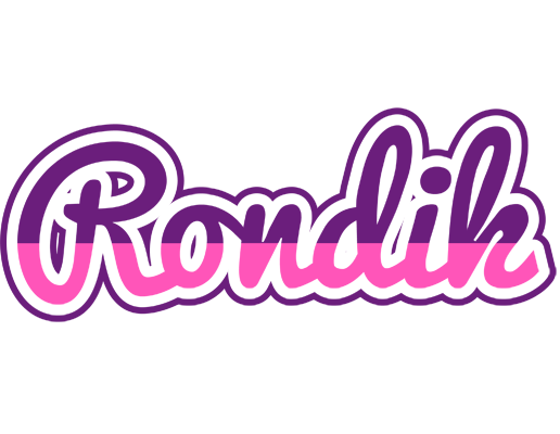Rondik cheerful logo