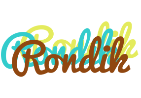 Rondik cupcake logo