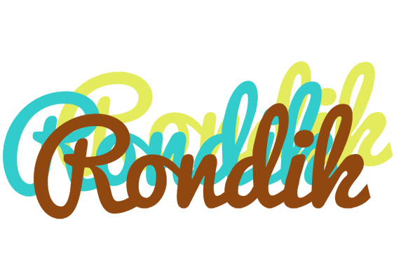 Rondik cupcake logo