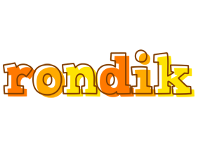 Rondik desert logo