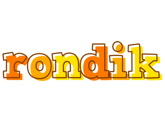 Rondik desert logo