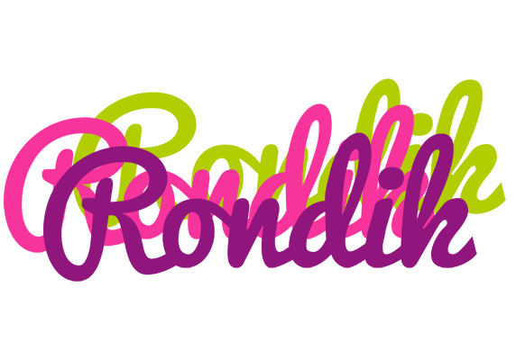 Rondik flowers logo