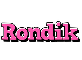 Rondik girlish logo