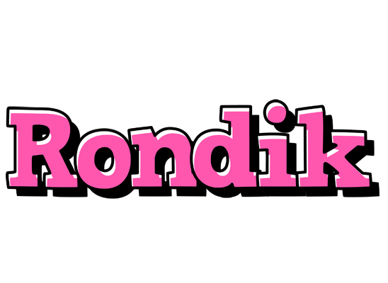 Rondik girlish logo