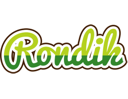 Rondik golfing logo