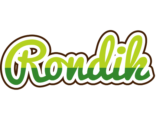 Rondik golfing logo