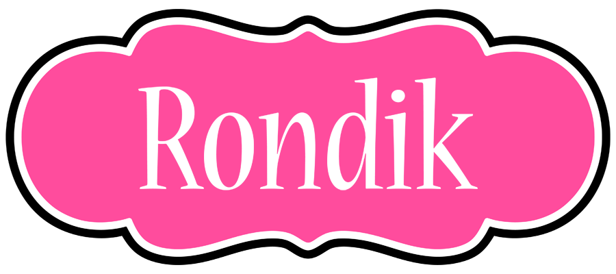 Rondik invitation logo
