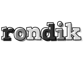 Rondik night logo