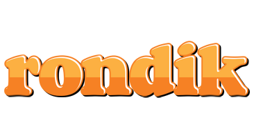 Rondik orange logo