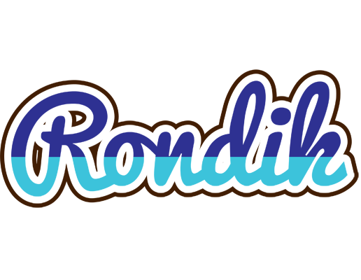 Rondik raining logo