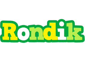 Rondik soccer logo