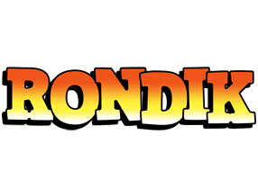 Rondik sunset logo