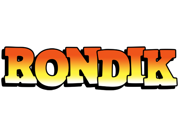 Rondik sunset logo