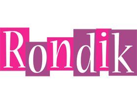 Rondik whine logo