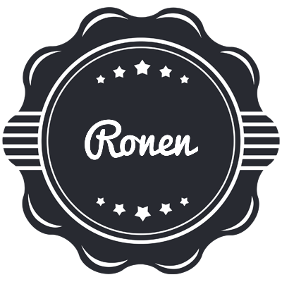 Ronen badge logo