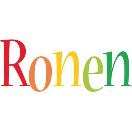 Ronen birthday logo