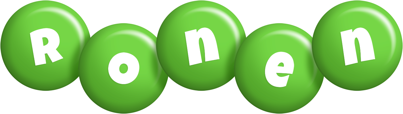 Ronen candy-green logo