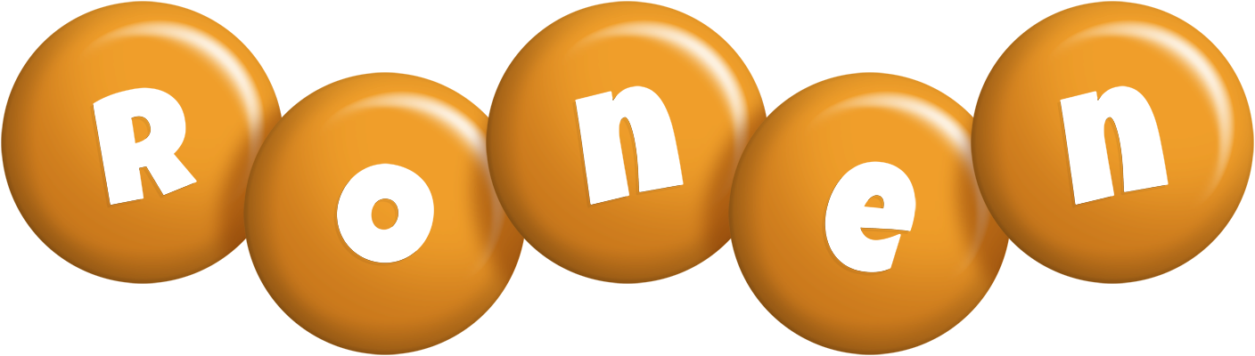 Ronen candy-orange logo