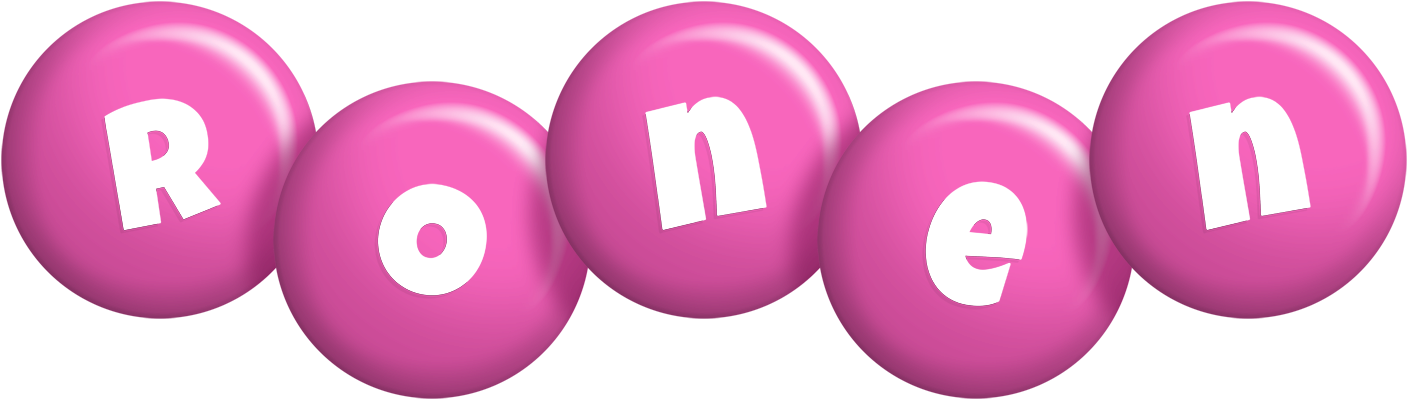 Ronen candy-pink logo