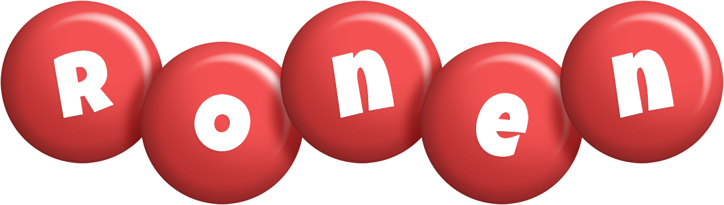 Ronen candy-red logo